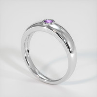 0.23 Ct. Purple Sapphire Ring, Platinum 950 2