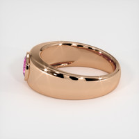 1.67 Ct. Pink Sapphire Ring, 14K Rose Gold 4