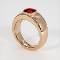 1.31 Ct. Ruby Ring, 14K Rose Gold 2