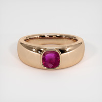 1.03 Ct. Ruby Ring, 14K Rose Gold 1