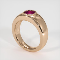 1.03 Ct. Ruby Ring, 14K Rose Gold 2