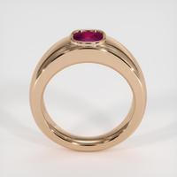 1.03 Ct. Ruby Ring, 14K Rose Gold 3