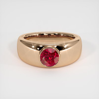 1.51 Ct. Ruby Ring, 14K Rose Gold 1