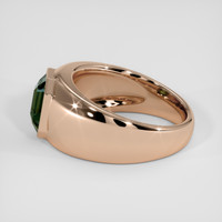2.52 Ct. Greenish Blue Sapphire Ring, 14K Rose Gold 4