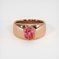 2.04 Ct. Padparadscha Sapphire Ring, 14K Rose Gold 1