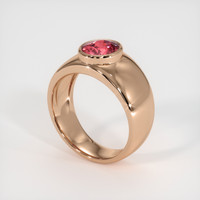 2.04 Ct. Padparadscha Sapphire Ring, 14K Rose Gold 2