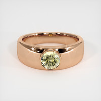 0.83 Ct. Sapphire Ring, 18K Rose Gold 1