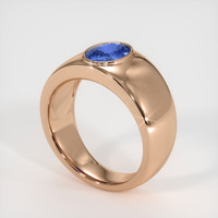 1.24 Ct. Sapphire Ring, 18K Rose Gold 2