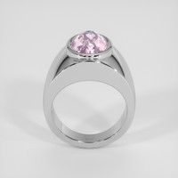 5.41 Ct. Pinkish Purple Kunzite Ring, Silver 3