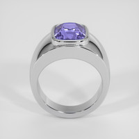 3.00 Ct. Purplish Blue Iolite Ring, Silver 3