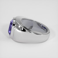 3.00 Ct. Purplish Blue Iolite Ring, Silver 4