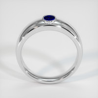 0.54 Ct. Blue Sapphire Ring, 10K White Gold 3