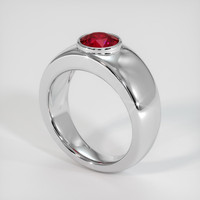 1.49 Ct. Ruby Ring, 10K White Gold 2