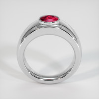 1.51 Ct. Purplish Red Ruby Ring, 10K White Gold 3