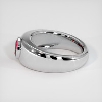 1.51 Ct. Purplish Red Ruby Ring, 10K White Gold 4