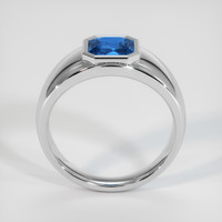 1.29 Ct. Blue Sapphire Ring, 10K White Gold 3
