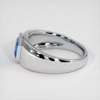 1.29 Ct. Blue Sapphire Ring, 10K White Gold 4
