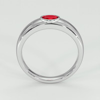 0.50 Ct. Ruby Ring, 14K White Gold 3