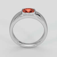 1.16 Ct. Padparadscha Sapphire Ring, 14K White Gold 3