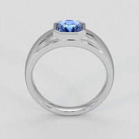 1.29 Ct. Blue Sapphire Ring, 14K White Gold 3