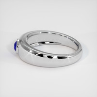 0.54 Ct. Sapphire Ring, 14K White Gold 4