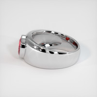 2.04 Ct. Padparadscha Sapphire Ring, 14K White Gold 4