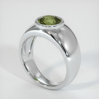 2.58 Ct. Sapphire Ring, 14K White Gold 2