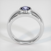 0.49 Ct. Purple Sapphire Ring, 18K White Gold 3