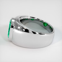 3.30 Ct. Emerald Ring, 18K White Gold 4
