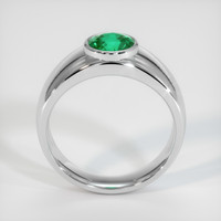 0.83 Ct. Emerald Ring, 18K White Gold 3