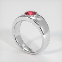 3.07 Ct. Sapphire Ring, 18K White Gold 2