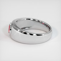3.07 Ct. Sapphire Ring, 18K White Gold 4