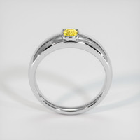 0.48 Ct. Yellow Sapphire Ring, 18K White Gold 3