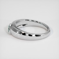 0.63 Ct. Sapphire Ring, 18K White Gold 4