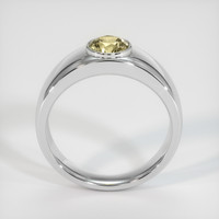 0.83 Ct. Yellow Sapphire Ring, 18K White Gold 3