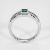 0.60 Ct. Sapphire Ring, 18K White Gold 3