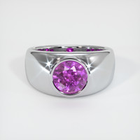 3.01 Ct. Sapphire Ring, 18K White Gold 1