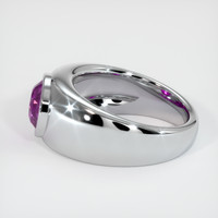 3.01 Ct. Sapphire Ring, 18K White Gold 4