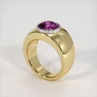 2.97 Ct. Gemstone Ring, 14K White & Yellow 2