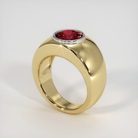 2.15 Ct. Gemstone Ring, 14K White & Yellow 2