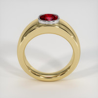 1.31 Ct. Ruby Ring, 14K White & Yellow 3