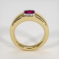 1.03 Ct. Ruby Ring, 14K White & Yellow 3