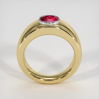 1.51 Ct. Ruby Ring, 14K White & Yellow 3