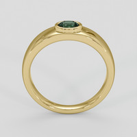 0.36 Ct. Green Sapphire Ring, 10K Yellow Gold 3