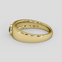 0.36 Ct. Green Sapphire Ring, 10K Yellow Gold 4