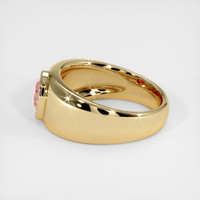 1.12 Ct. Padparadscha Sapphire Ring, 14K Yellow Gold 4