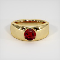 1.31 Ct. Ruby Ring, 14K Yellow Gold 1
