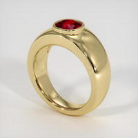 1.31 Ct. Ruby Ring, 14K Yellow Gold 2