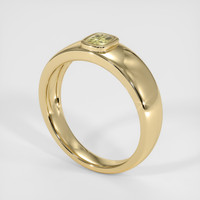 0.50 Ct. Sapphire Ring, 14K Yellow Gold 2