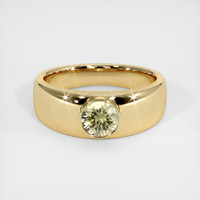 0.83 Ct. Yellow Sapphire Ring, 14K Yellow Gold 1